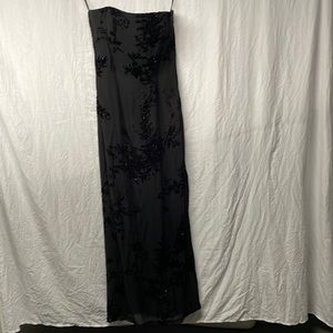 Long black evening wear